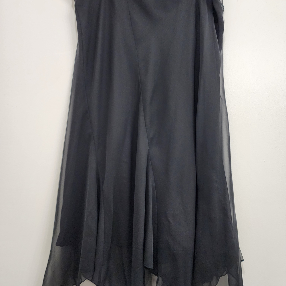 Cato Elegant Charcoal Asymmetrical Skirt